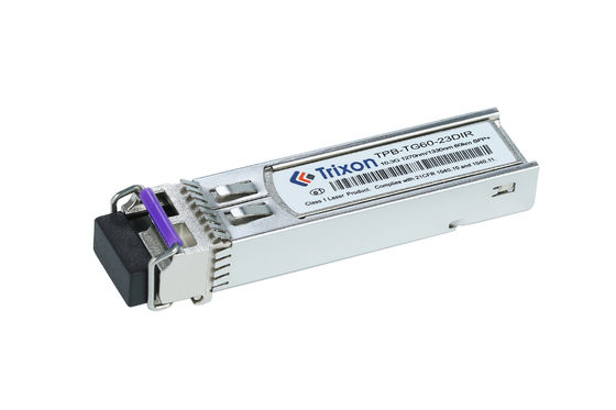 10 Gigabit SFP + Modo único TX1270nm RX1310nm Distancia 60km