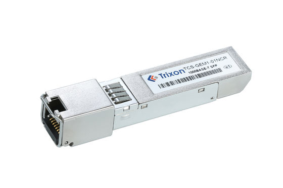 RJ-45 10gbe Transceptor de cobre SFP 1.25Gbps 10M 100M 1000M TCS-GEM1-01NCR