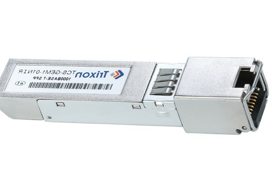 Dispositivo de comunicación de cobre tipo conector RJ45 para transferencia de datos estable y segura